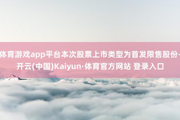 體育游戲app平臺本次股票上市類型為首發限售股份-開云(中國)Kaiyun·體育官方網站 登錄入口
